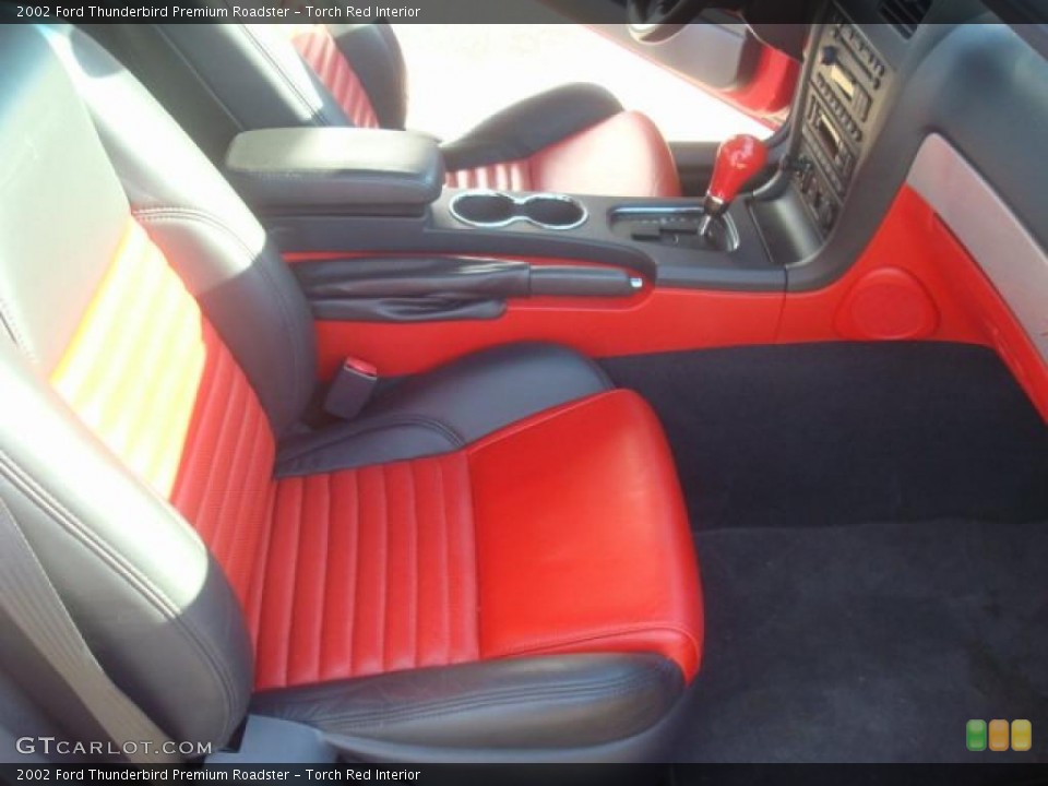 Torch Red Interior Photo for the 2002 Ford Thunderbird Premium Roadster #45466470