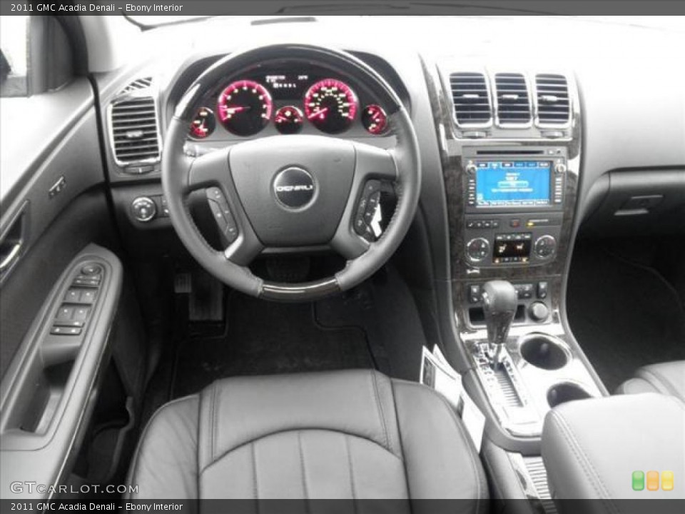 Ebony Interior Dashboard for the 2011 GMC Acadia Denali #45467522