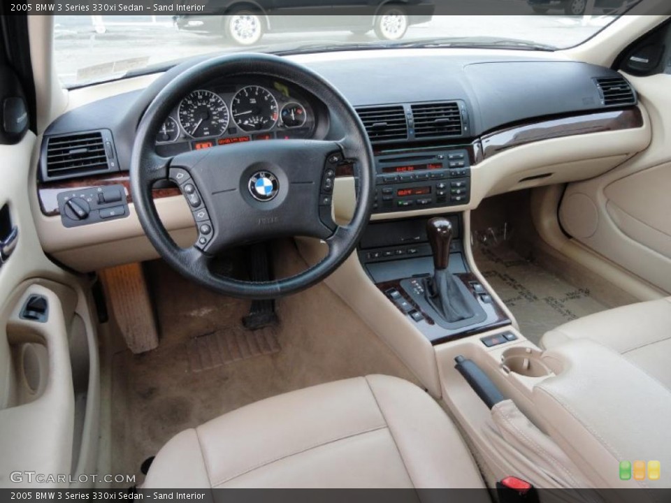 Sand Interior Prime Interior for the 2005 BMW 3 Series 330xi Sedan #45468542