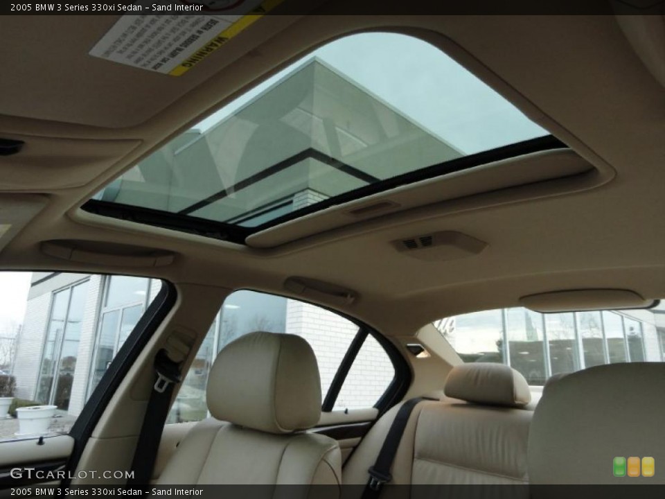 Sand Interior Sunroof for the 2005 BMW 3 Series 330xi Sedan #45468588
