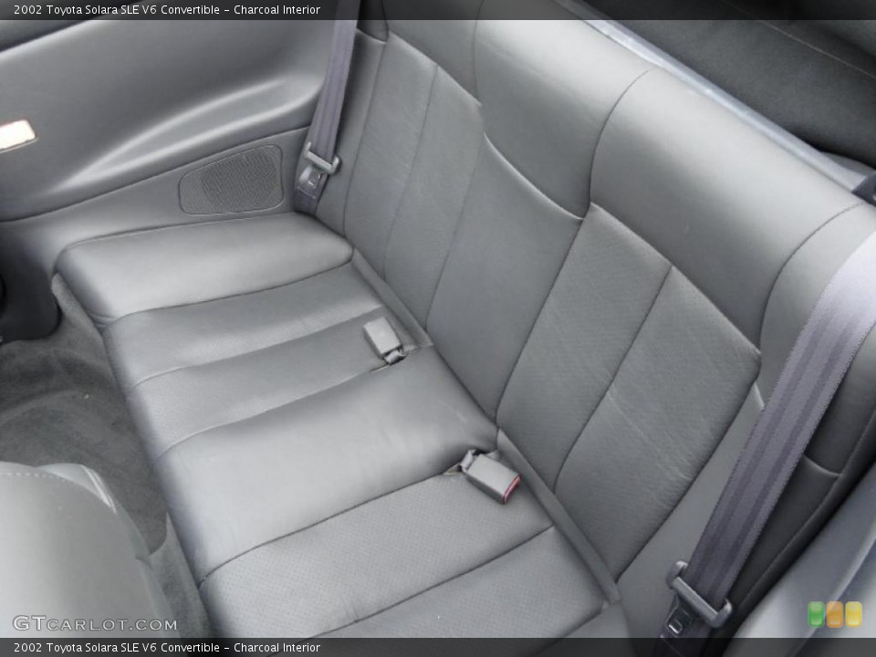 Charcoal Interior Photo for the 2002 Toyota Solara SLE V6 Convertible #45469046