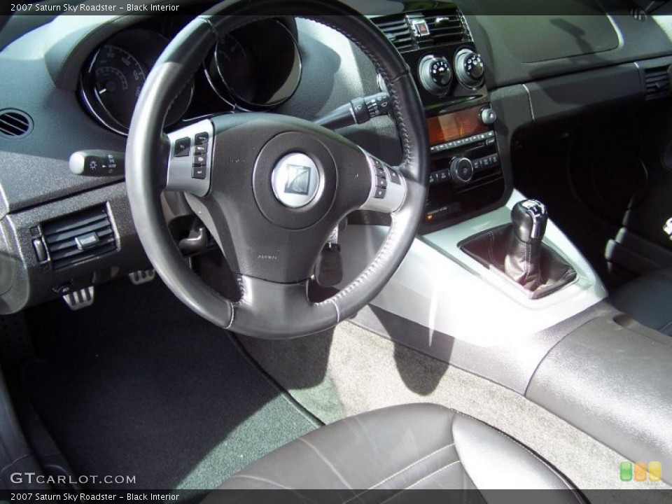 Black Interior Photo for the 2007 Saturn Sky Roadster #45469070