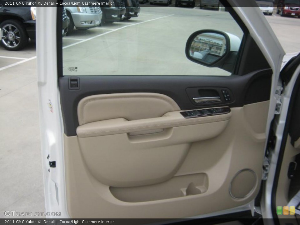Cocoa/Light Cashmere Interior Door Panel for the 2011 GMC Yukon XL Denali #45471966