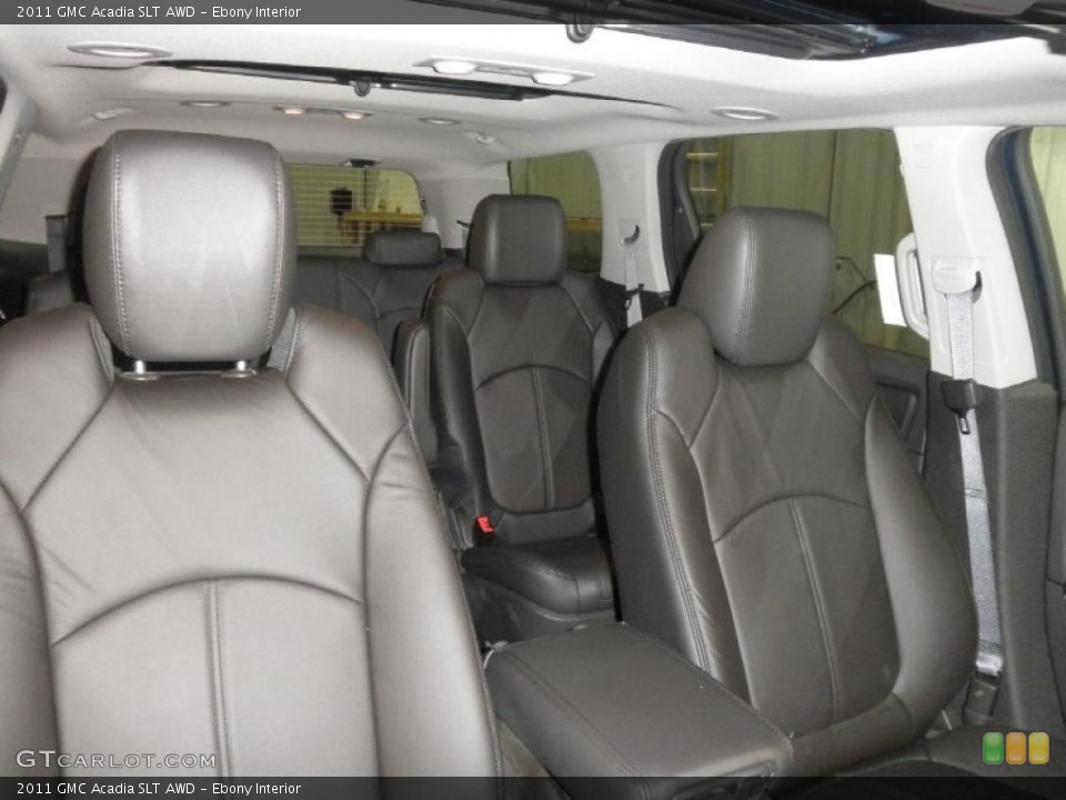 Ebony Interior Photo for the 2011 GMC Acadia SLT AWD #45472408