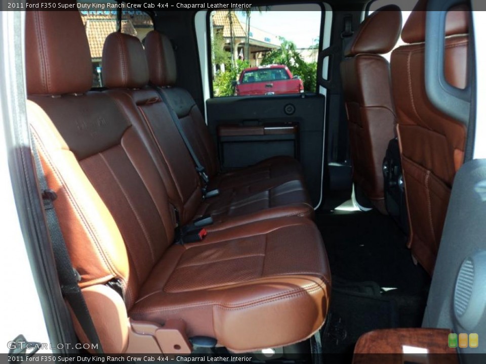 Chaparral Leather Interior Photo for the 2011 Ford F350 Super Duty King Ranch Crew Cab 4x4 #45473344