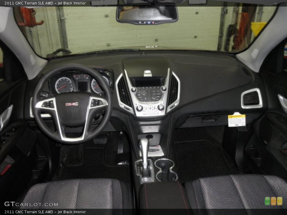 Jet Black Interior Dashboard for the 2011 GMC Terrain SLE AWD #45473984
