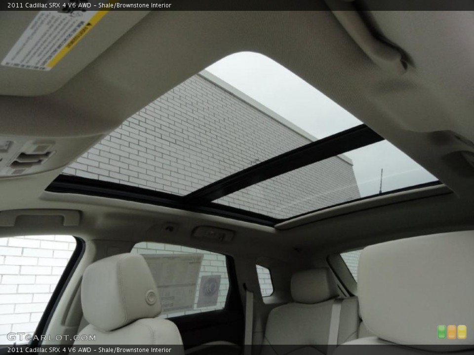 Shale/Brownstone Interior Sunroof for the 2011 Cadillac SRX 4 V6 AWD #45476778