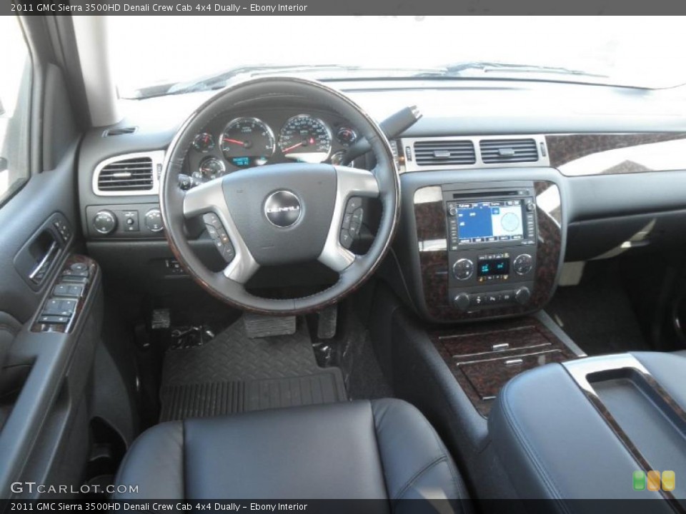 Ebony Interior Dashboard for the 2011 GMC Sierra 3500HD Denali Crew Cab 4x4 Dually #45476794
