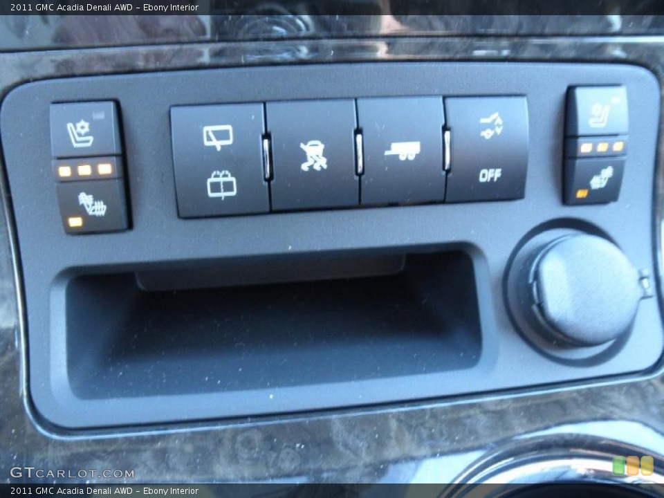 Ebony Interior Controls for the 2011 GMC Acadia Denali AWD #45476966