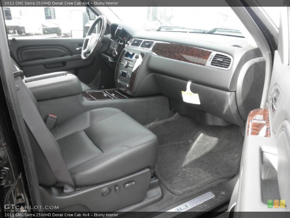 Ebony Interior Dashboard for the 2011 GMC Sierra 2500HD Denali Crew Cab 4x4 #45477914