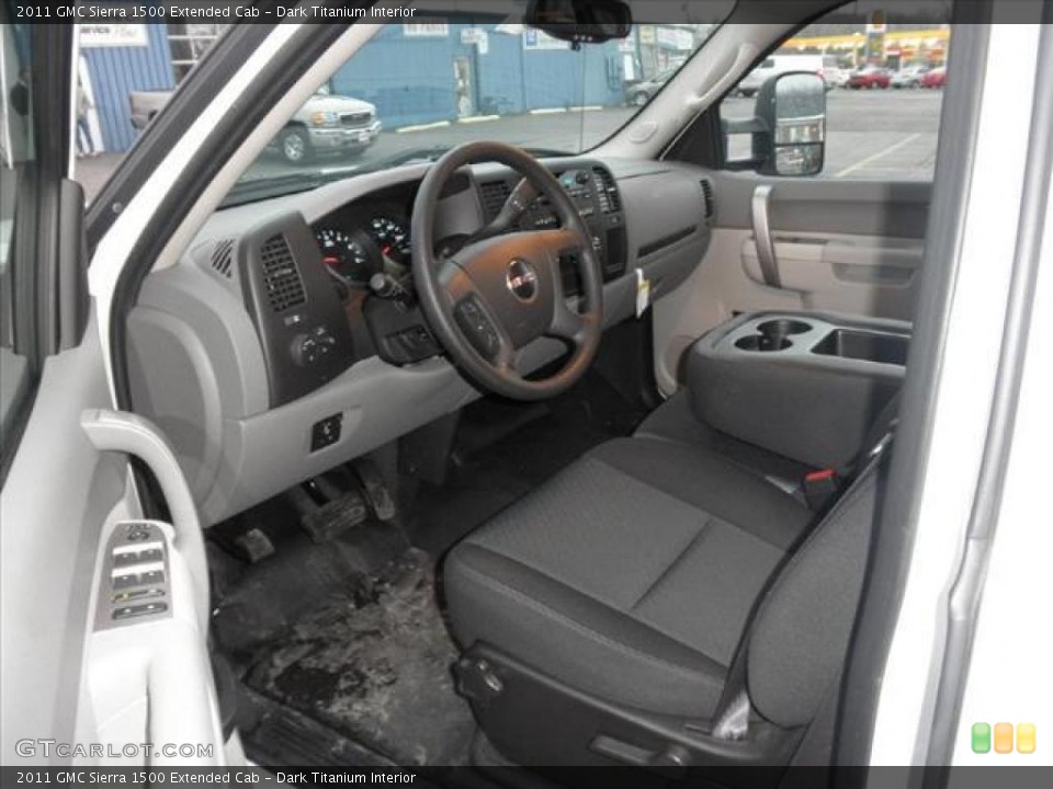 Dark Titanium Interior Photo for the 2011 GMC Sierra 1500 Extended Cab #45480475