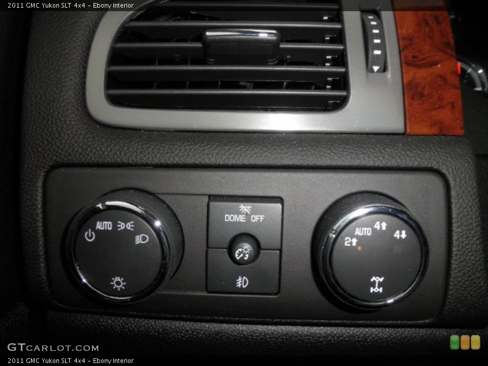 Ebony Interior Controls for the 2011 GMC Yukon SLT 4x4 #45480711