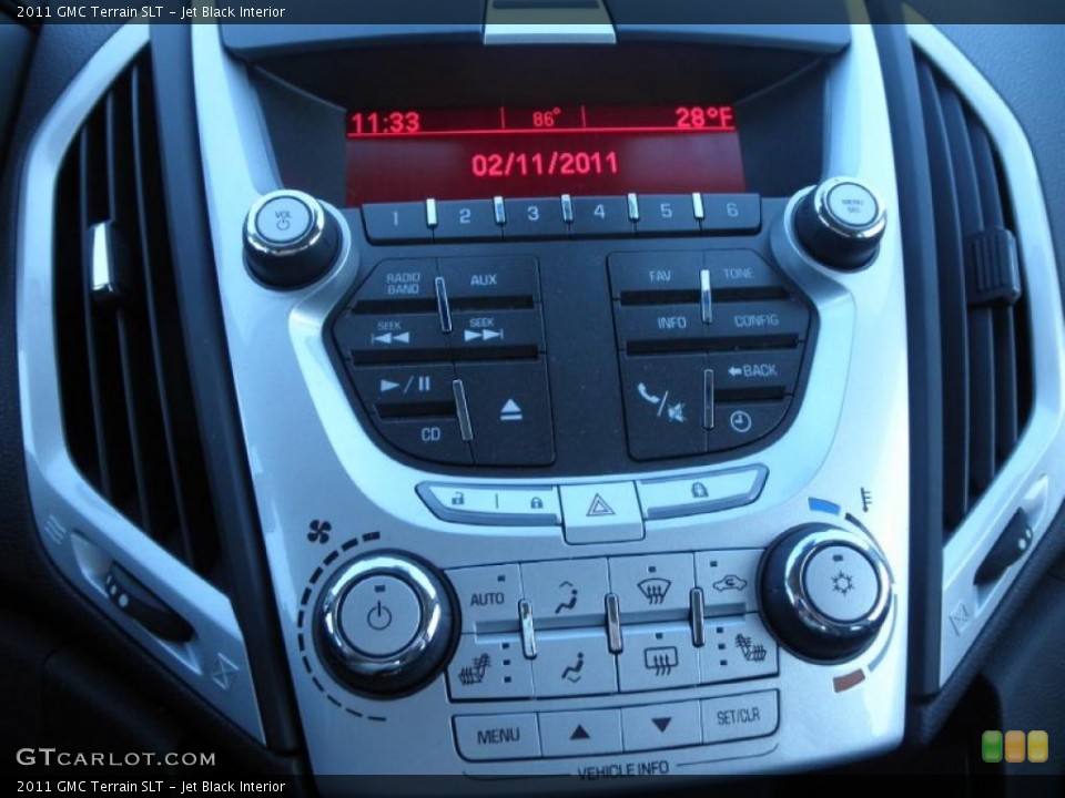 Jet Black Interior Controls for the 2011 GMC Terrain SLT #45481141