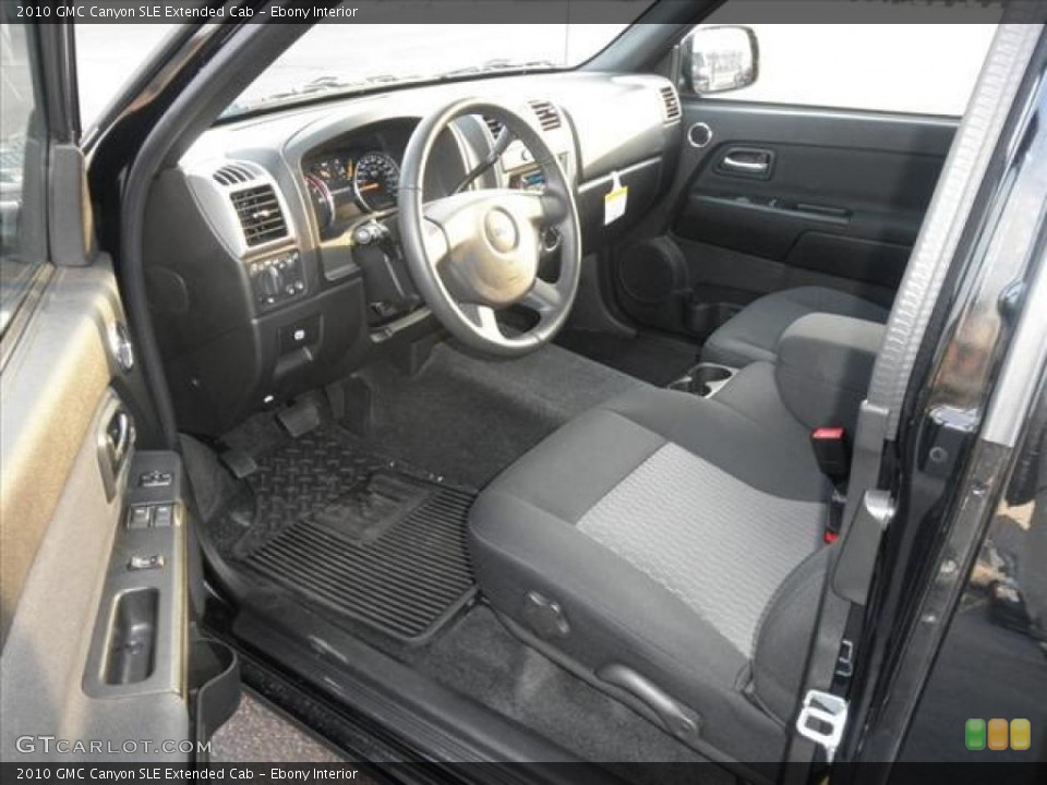 Ebony 2010 GMC Canyon Interiors