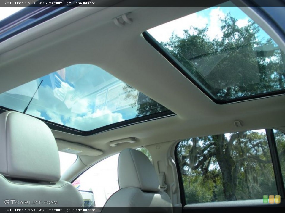 Medium Light Stone Interior Sunroof for the 2011 Lincoln MKX FWD #45482084
