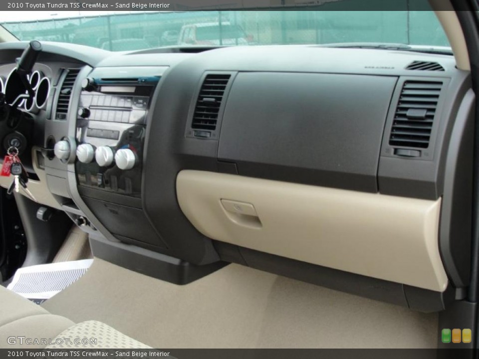 Sand Beige Interior Dashboard for the 2010 Toyota Tundra TSS CrewMax #45482547