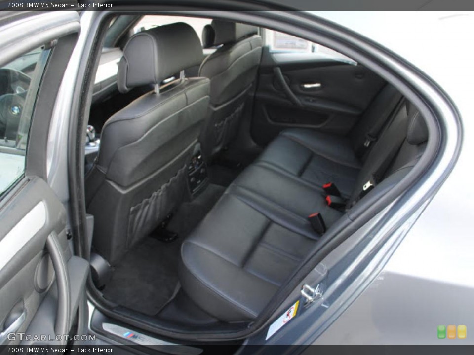 Black Interior Photo for the 2008 BMW M5 Sedan #45482975