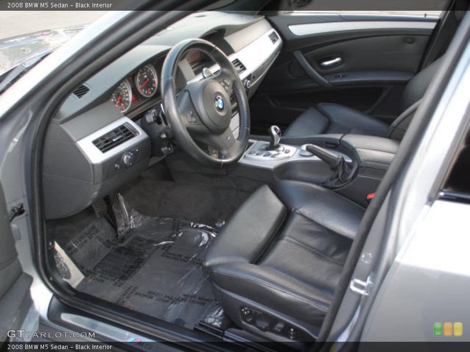 Black Interior Photo for the 2008 BMW M5 Sedan #45482999