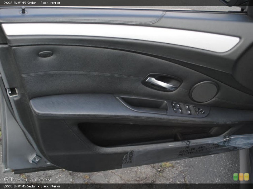 Black Interior Door Panel for the 2008 BMW M5 Sedan #45483011