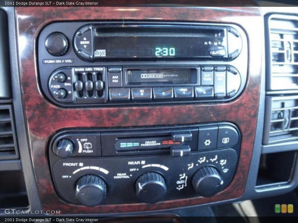 Dark Slate Gray Interior Controls for the 2001 Dodge Durango SLT #45483624