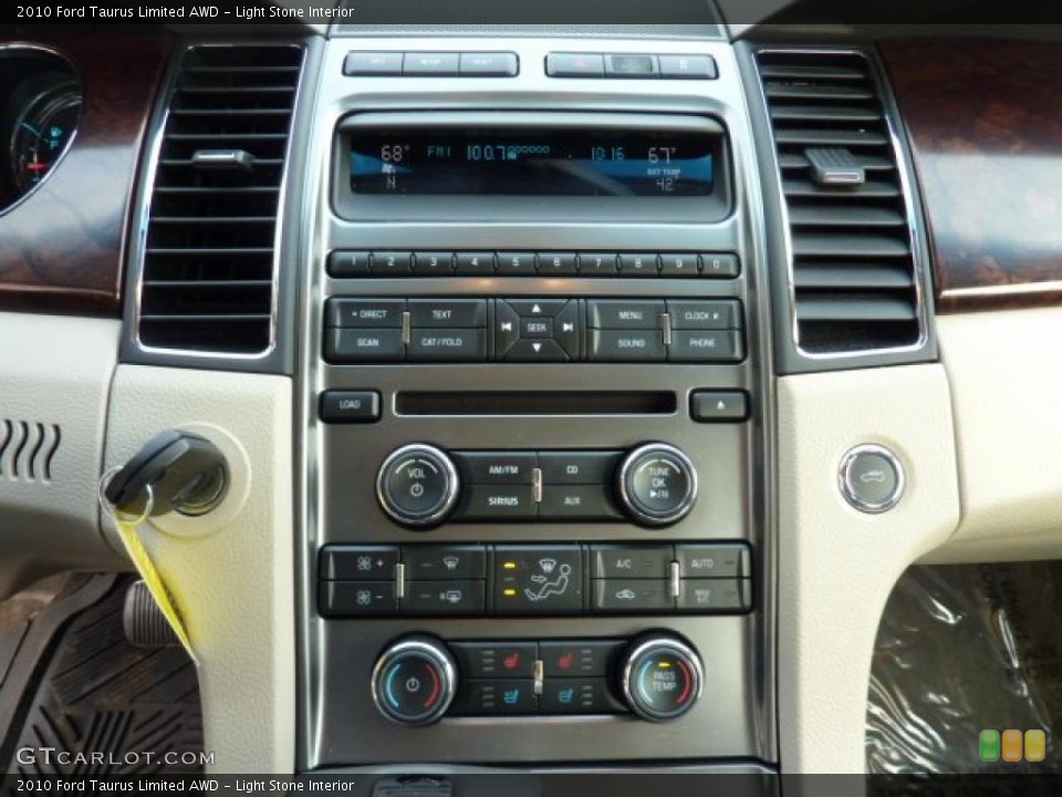 Light Stone Interior Controls for the 2010 Ford Taurus Limited AWD #45483644