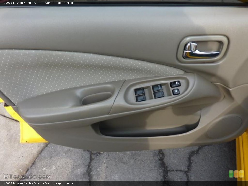 Sand Beige Interior Door Panel for the 2003 Nissan Sentra SE-R #45483772