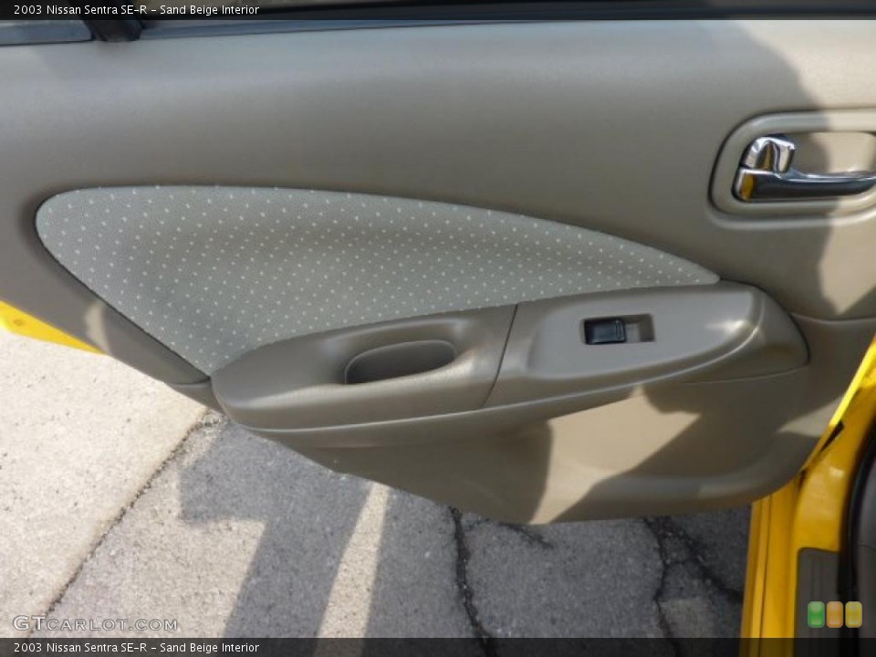 Sand Beige Interior Door Panel for the 2003 Nissan Sentra SE-R #45483804