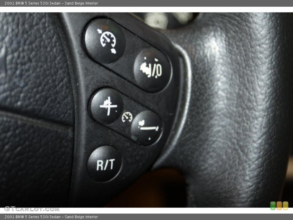 Sand Beige Interior Controls for the 2001 BMW 5 Series 530i Sedan #45483820