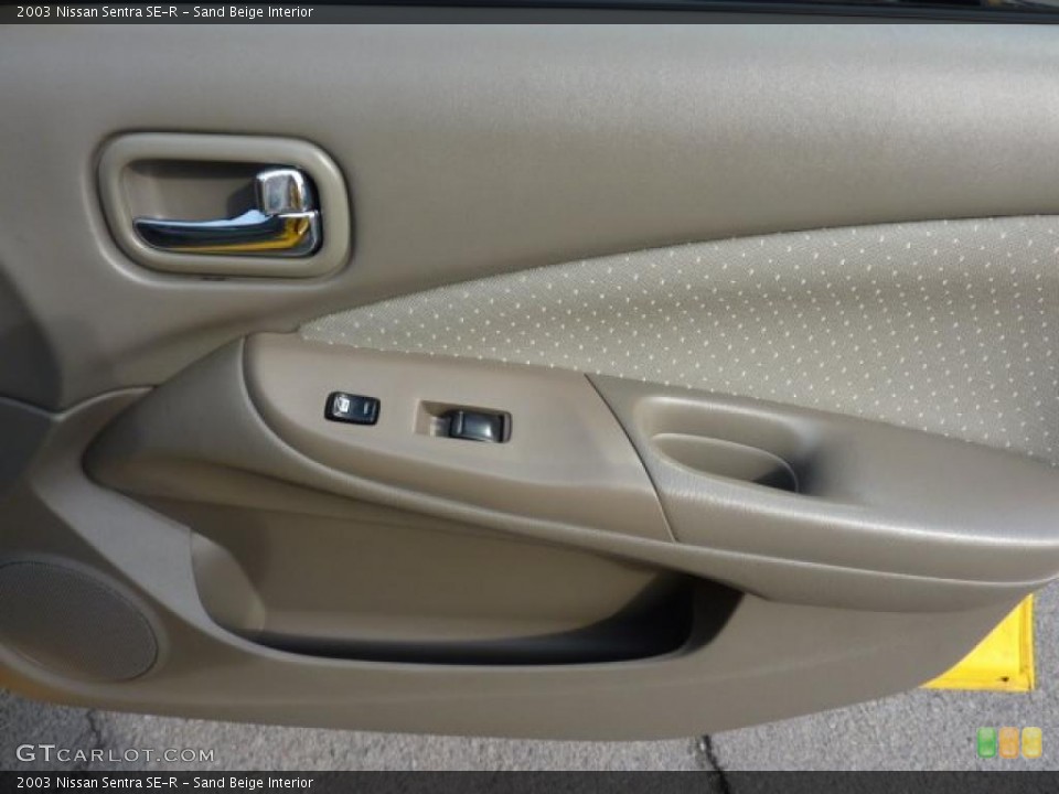 Sand Beige Interior Door Panel for the 2003 Nissan Sentra SE-R #45483837