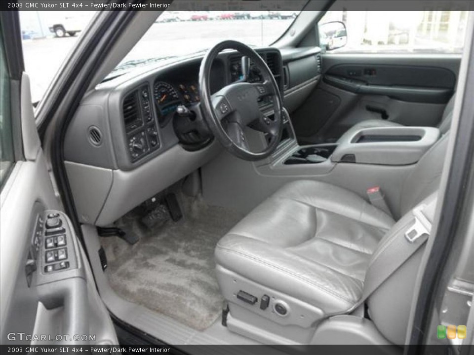 Pewter/Dark Pewter Interior Photo for the 2003 GMC Yukon SLT 4x4 #45486378