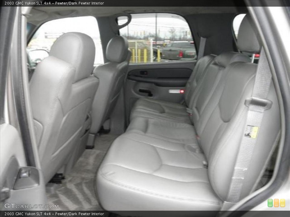 Pewter/Dark Pewter Interior Photo for the 2003 GMC Yukon SLT 4x4 #45486662