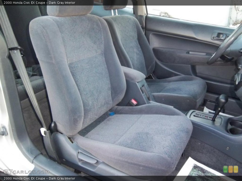 Dark Gray Interior Photo for the 2000 Honda Civic EX Coupe #45487469