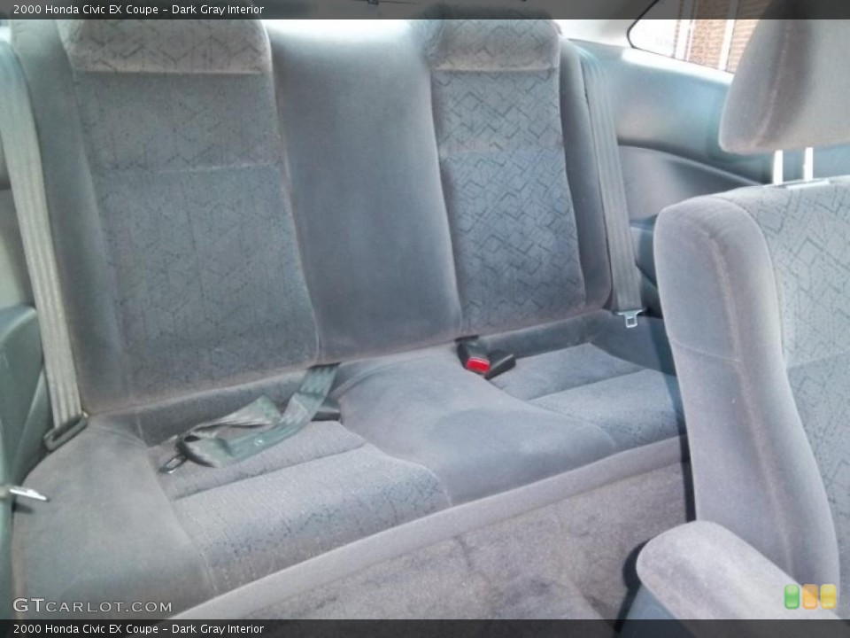 Dark Gray Interior Photo for the 2000 Honda Civic EX Coupe #45487483