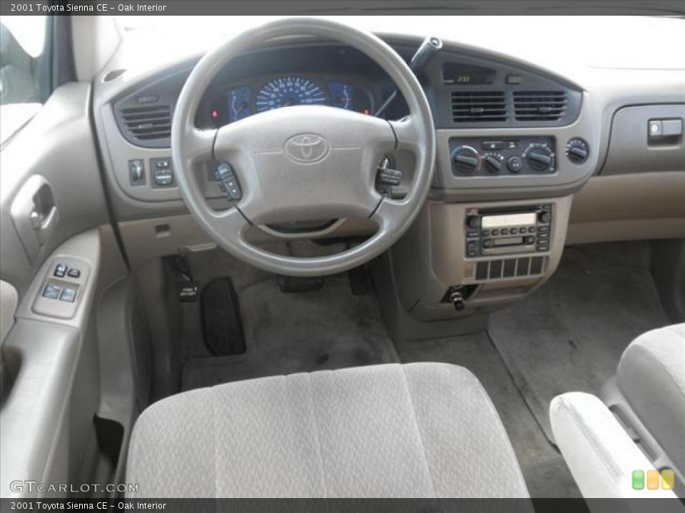 Oak Interior Dashboard for the 2001 Toyota Sienna CE #45488355