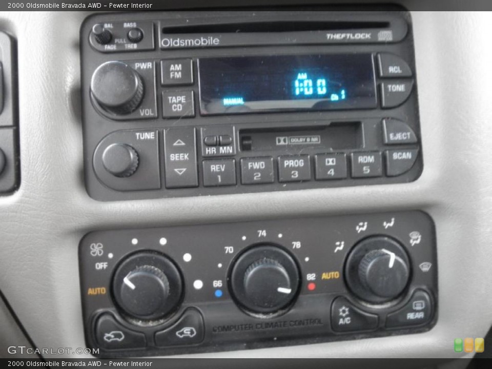 Pewter Interior Controls for the 2000 Oldsmobile Bravada AWD #45490196