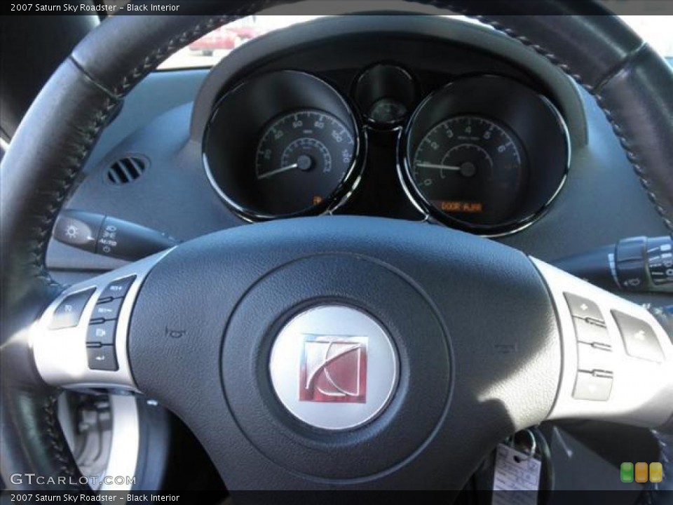 Black Interior Steering Wheel for the 2007 Saturn Sky Roadster #45490686