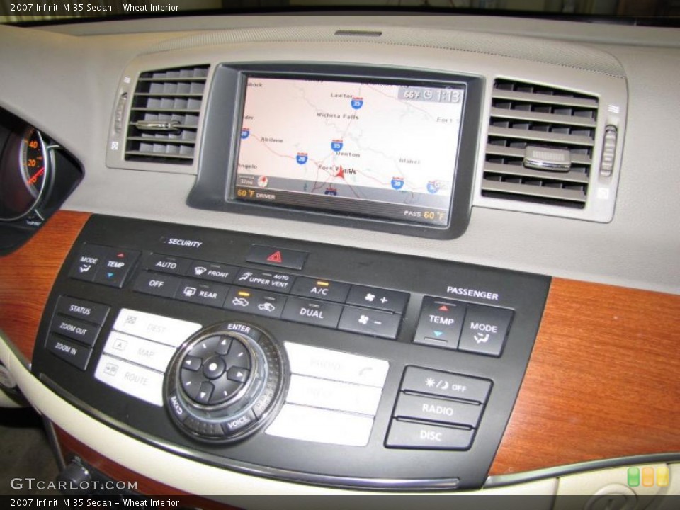 Wheat Interior Navigation for the 2007 Infiniti M 35 Sedan #45491562