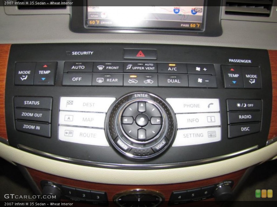 Wheat Interior Controls for the 2007 Infiniti M 35 Sedan #45491570