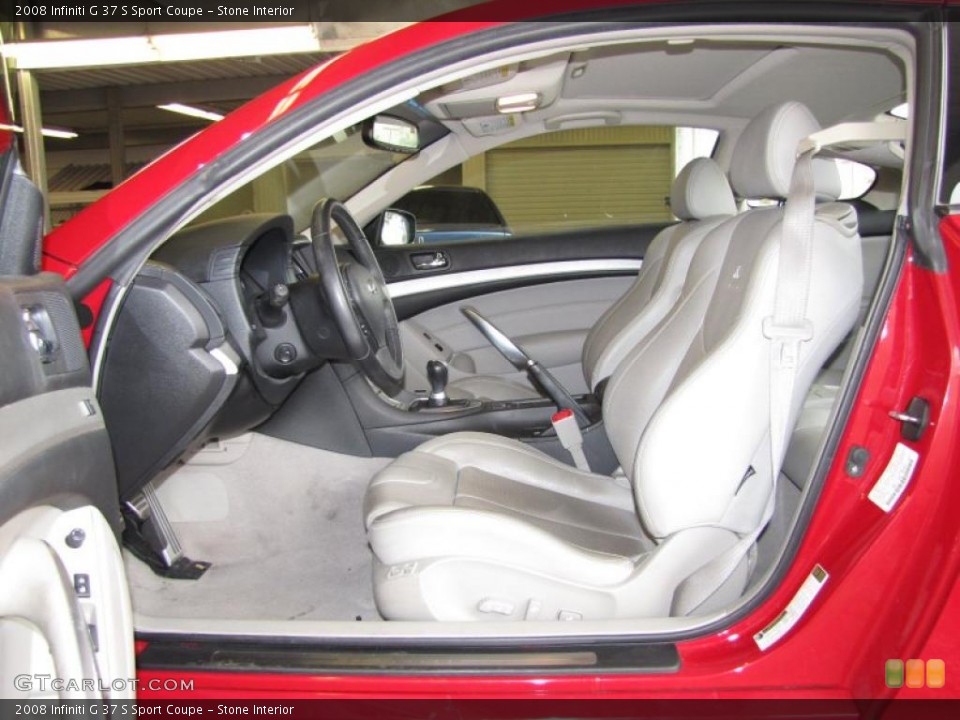 Stone Interior Photo for the 2008 Infiniti G 37 S Sport Coupe #45491946