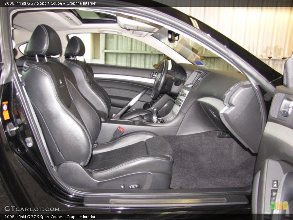 Graphite Interior Photo for the 2008 Infiniti G 37 S Sport Coupe #45492270