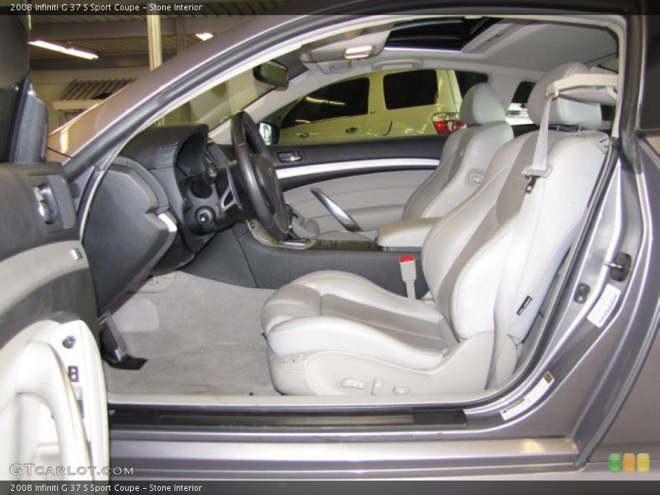 Stone Interior Photo for the 2008 Infiniti G 37 S Sport Coupe #45493162