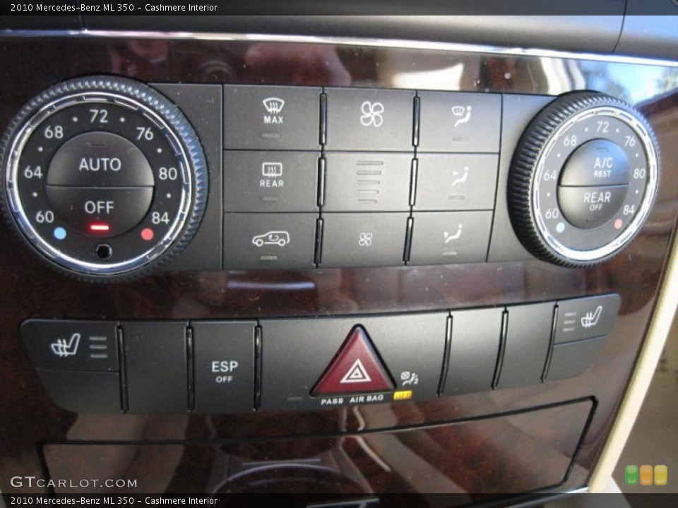 Cashmere Interior Controls for the 2010 Mercedes-Benz ML 350 #45493759