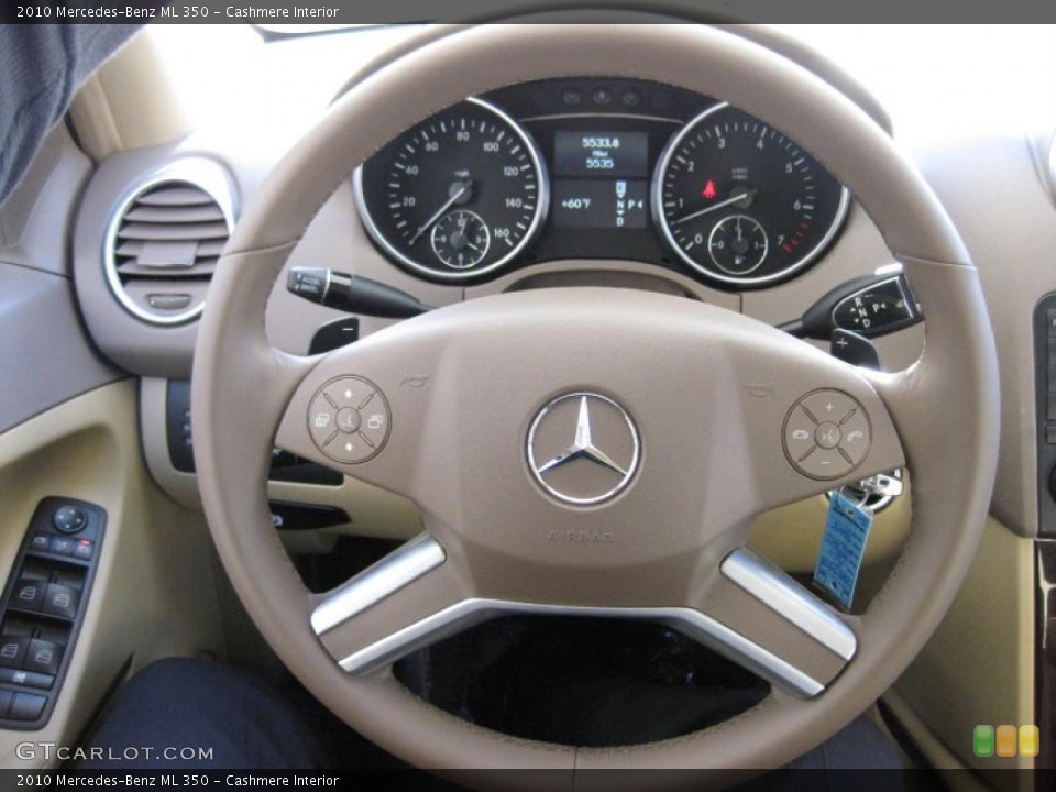 Cashmere Interior Steering Wheel for the 2010 Mercedes-Benz ML 350 #45493771