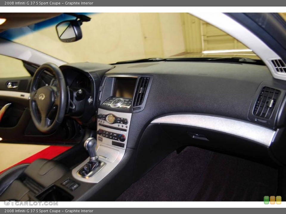 Graphite Interior Dashboard for the 2008 Infiniti G 37 S Sport Coupe #45494271