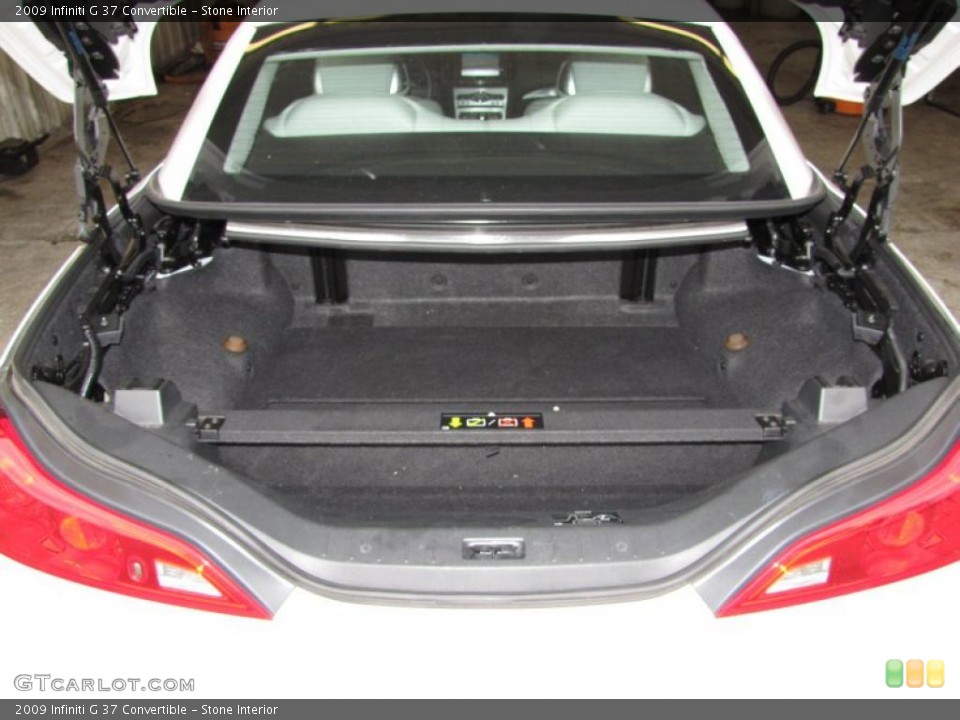 Stone Interior Trunk for the 2009 Infiniti G 37 Convertible #45495326