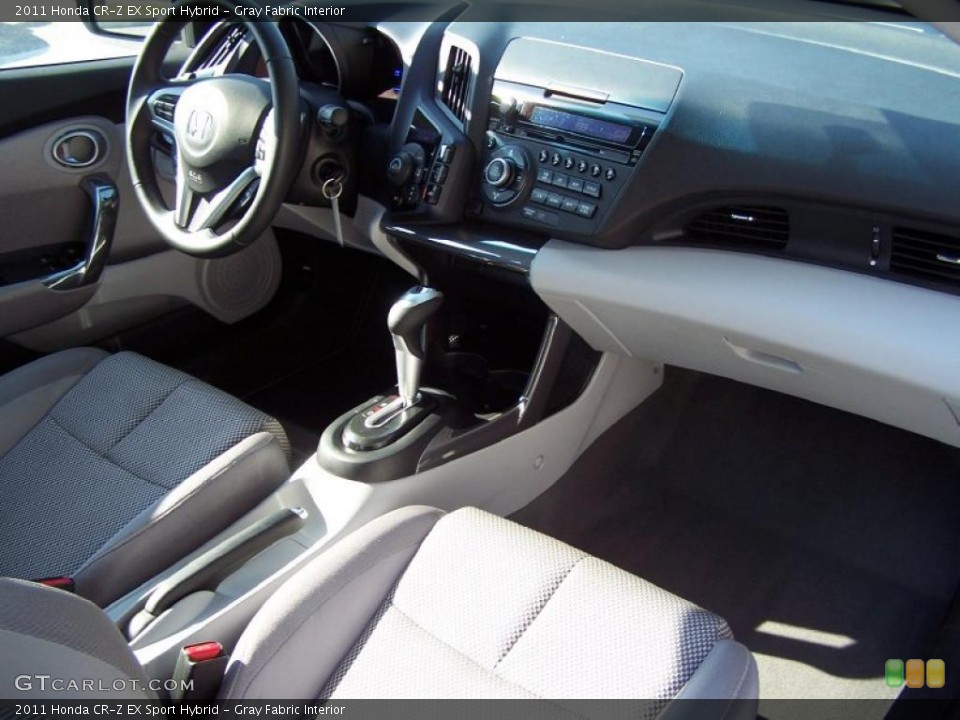 Gray Fabric Interior Dashboard for the 2011 Honda CR-Z EX Sport Hybrid #45499238