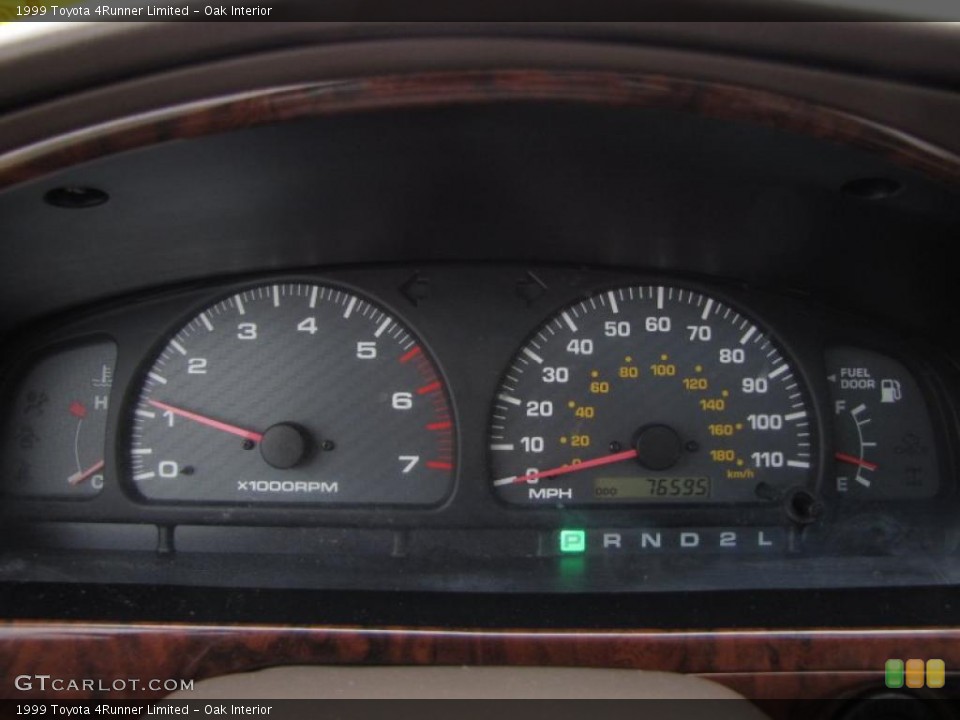 Oak Interior Gauges for the 1999 Toyota 4Runner Limited #45500138