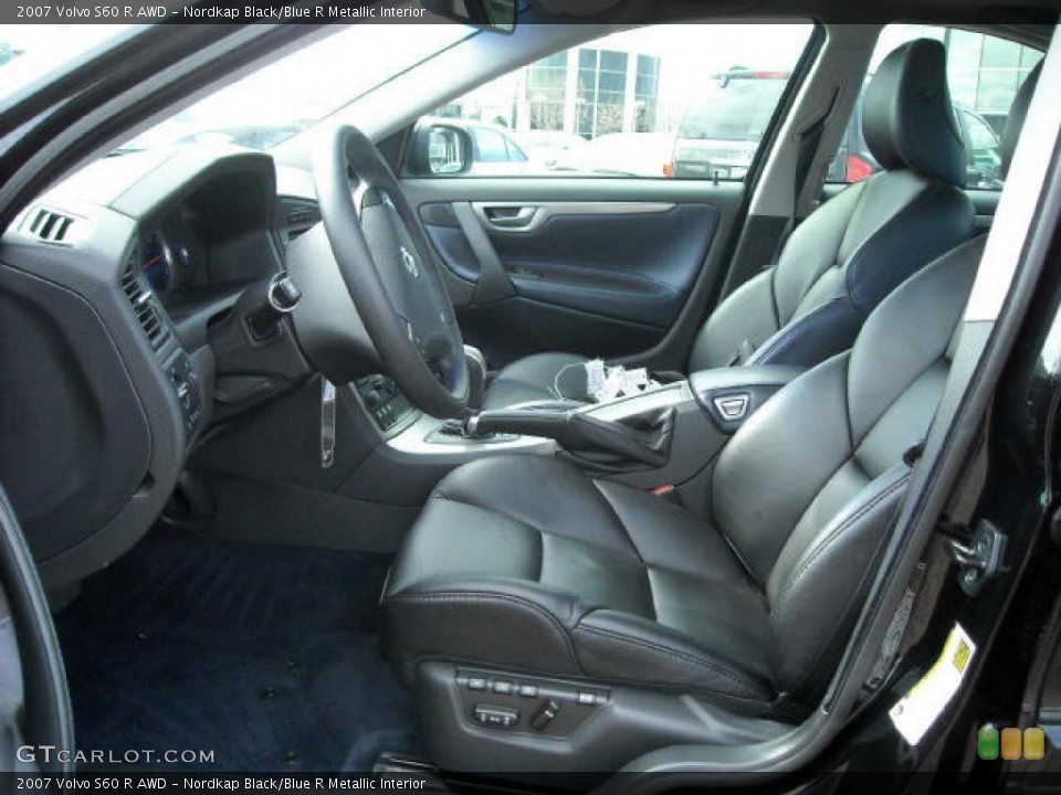 Nordkap Black/Blue R Metallic Interior Photo for the 2007 Volvo S60 R AWD #4550025