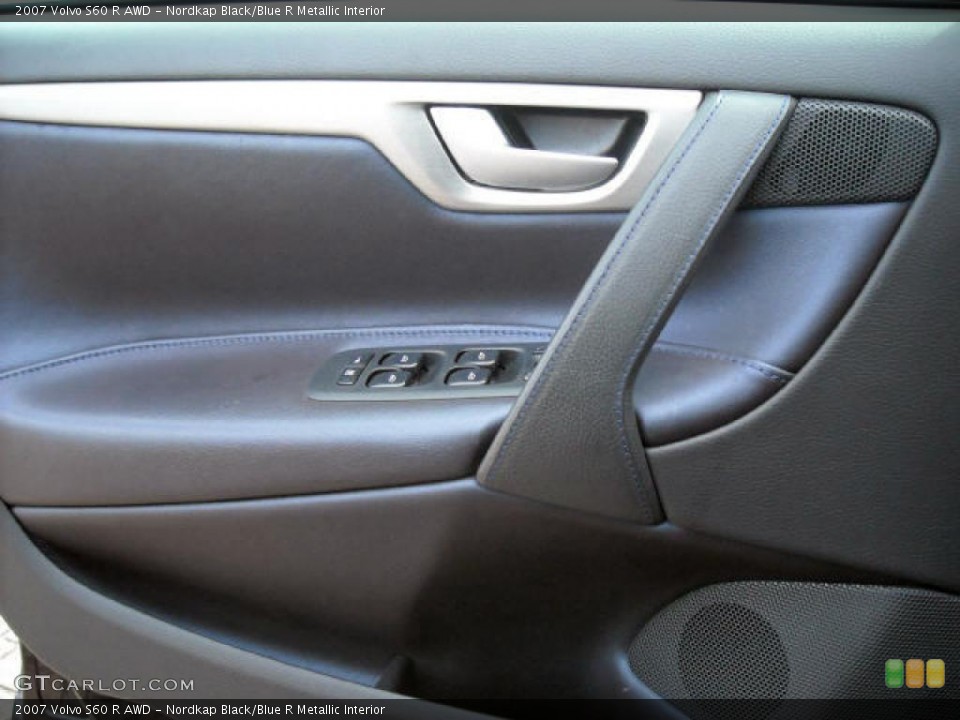 Nordkap Black/Blue R Metallic Interior Door Panel for the 2007 Volvo S60 R AWD #4550030
