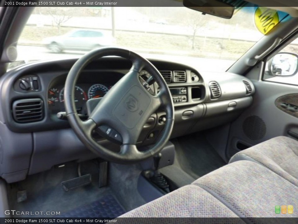 Mist Gray Interior Prime Interior for the 2001 Dodge Ram 1500 SLT Club Cab 4x4 #45501111